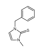 1-methyl-3-benylimidazoline-2-thione Structure