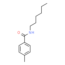N-n-Hexyl-4-Methylbenzamide Structure
