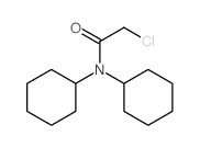 2-氯-N,N-二环己基乙酰胺结构式
