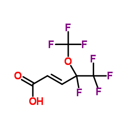 4,5,5,5-TETRAFLUORO-4-(TRIFLUOROMETHOXY)PENT-2-ENOIC ACID Structure