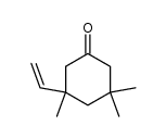 3,5,5-trimethyl-3-vinylcyclohexanone结构式