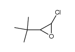 2-chloro-3-tert-butyloxirane结构式