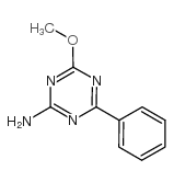 4-甲氧基-6-苯基-1,3,5-噻嗪-2-胺结构式