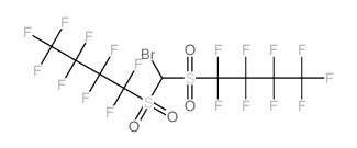 Butane,1-[[bromo[(1,1,2,2,3,3,4,4,4-nonafluorobutyl)sulfonyl]methyl]sulfonyl]-1,1,2,2,3,3,4,4,4-nonafluoro-结构式