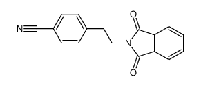 4-[2-(1,3-dioxo-1,3-dihydro-isoindol-2-yl)ethyl]-benzonitrile结构式