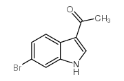 3-乙酰基-6-溴吲哚结构式