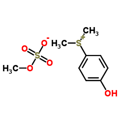4-羟苯基二甲基锍甲磺酸盐结构式