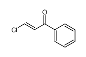 3-氯-1-苯基-2-丙烯-1-酮结构式