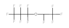 Heptafluoropropyl-1,2,2,2-tetrafluoroethyl ether Structure