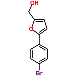 (5-(4-溴苯基)呋喃-2-基)甲醇结构式