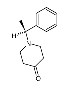 (7S)-(−)-1-(1-phenylethyl)piperidin-4-one Structure