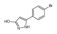 3-(4-溴苯基)-1H-吡唑-5-醇结构式