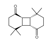 (4aR,4bR,8aS,8bS)-4,4,8,8-tetramethyloctahydrobiphenylene-1,5(4bH,8bH)-dione结构式