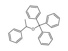 Triphenylmethyl (R,S)-sec-phenethyl ether结构式