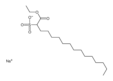 sodium 1-methoxy-1-oxohexadecane-2-sulphonate结构式