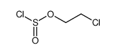 2-chloroethyl chlorosulphite Structure