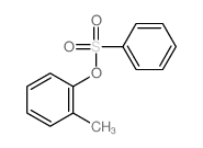 1-(benzenesulfonyloxy)-2-methyl-benzene结构式