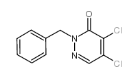 2-Benzyl-4,5-dichloropyridazine-3(2H)-one Structure