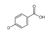 benzoic-4-d1 acid结构式