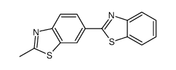 6-(1,3-benzothiazol-2-yl)-2-methyl-1,3-benzothiazole结构式