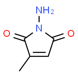 1H-Pyrrole-2,5-dione,1-amino-3-methyl-(9CI) Structure