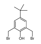 2,6-bis(bromomethyl)-4-tert-butylphenol结构式