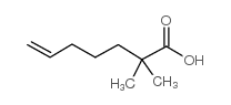 2,2-二甲基-6-庚烯酸结构式