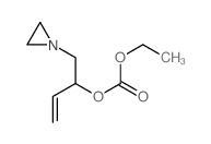 1-aziridin-1-ylbut-3-en-2-yl ethyl carbonate结构式