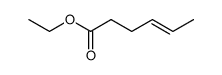 4-Hexenoic acid ethyl ester结构式