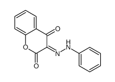 3-(phenylhydrazinylidene)chromene-2,4-dione结构式