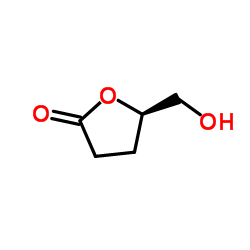 (R)-5-羟甲基二氢呋喃-2-酮结构式
