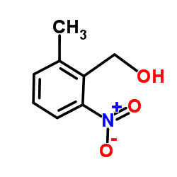 (2-甲基-6-硝基苯基)甲醇结构式