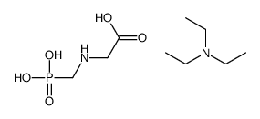 N,N-diethylethanamine,2-(phosphonomethylamino)acetic acid Structure