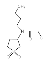N-BUTYL-2-CHLORO-N-(1,1-DIOXIDOTETRAHYDROTHIEN-3-YL)ACETAMIDE Structure