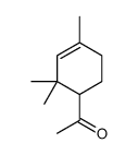 1-(2,2,4-trimethyl-3-cyclohexen-1-yl)ethan-1-one结构式