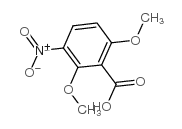2,6-二甲氧基-3-硝基苯甲酸结构式