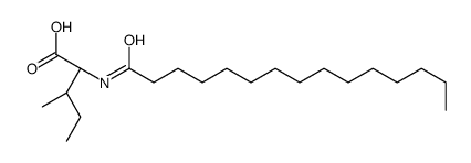(2S,3S)-3-methyl-2-(pentadecanoylamino)pentanoic acid结构式