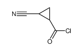 2-cyano-1-cyclopropanecarboxylic acid chloride Structure