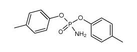 Amidophosphoric acid bis(4-methylphenyl) ester Structure