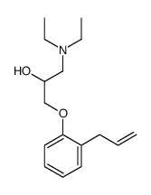 1-(diethylamino)-3-(2-prop-2-enylphenoxy)propan-2-ol结构式