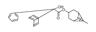 Cyclopropanotropine Benzylate structure