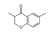 3,6-dimethyl-2,3-dihydrochromen-4-one结构式