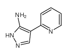 4-吡啶-2-基-2H-吡唑-3-胺结构式