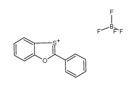 2-phenyl-1,3-benzoxathiolium tetrafluoroborate结构式