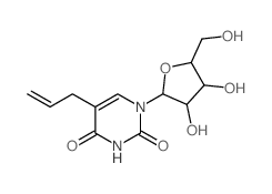 Uridine,5-(2-propenyl)- (9CI)结构式