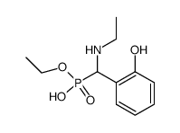 [Ethylamino-(2-hydroxy-phenyl)-methyl]-phosphonic acid monoethyl ester结构式