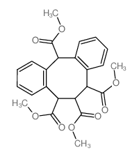 tetramethyl 5,10,11,12-tetrahydrodibenzo[2,1-b:2',1'-f][8]annulene-5,10,11,12-tetracarboxylate Structure