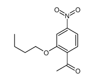 1-(2-butoxy-4-nitrophenyl)ethanone结构式
