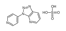 3-pyridin-4-yltriazolo[4,5-b]pyridine,sulfuric acid Structure
