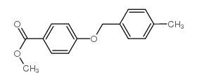 4-苄氧基苯甲酸甲酯结构式